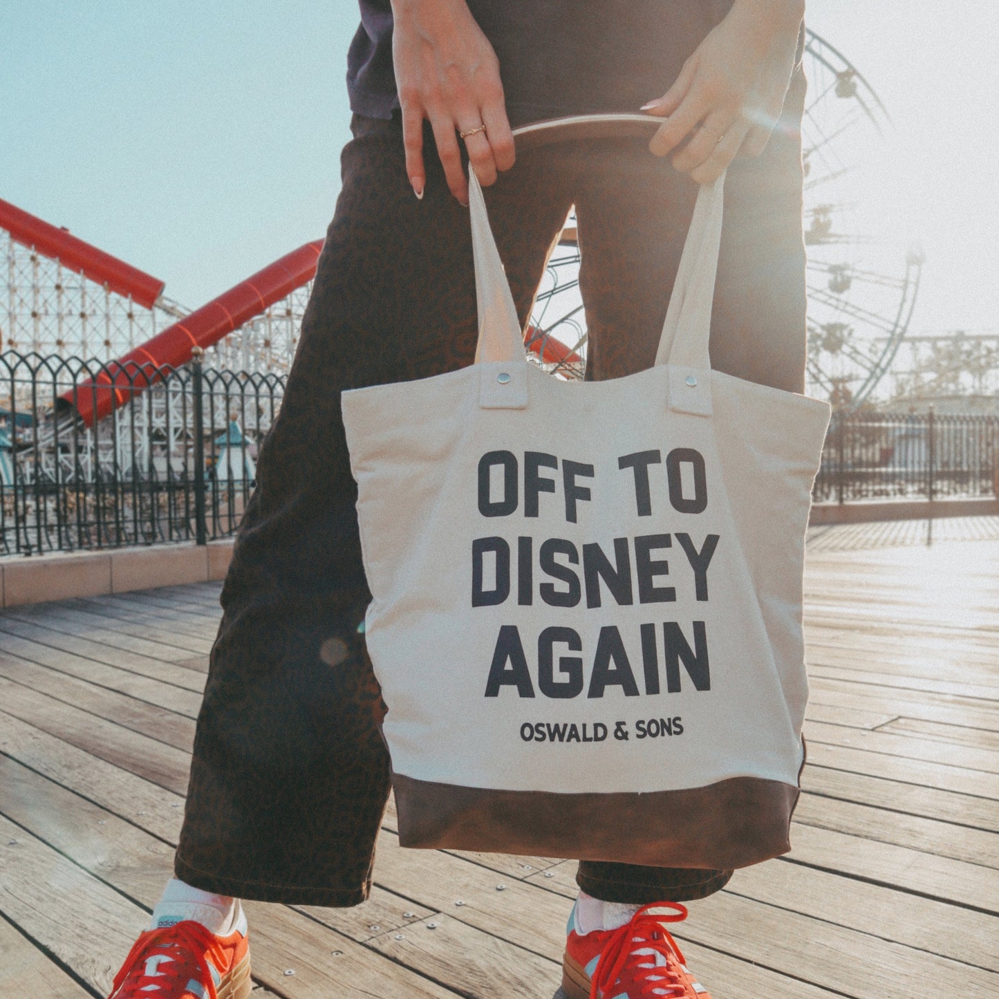 Off To Disney Again Tote Bag