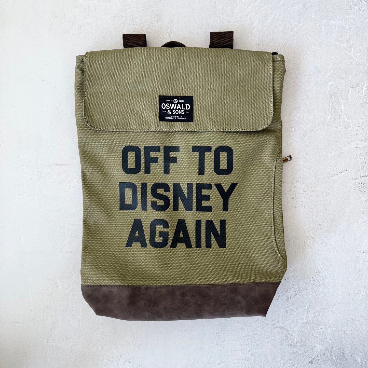 The Déjà Vu Backpack (Green) - Perfectly Imperfect | Oswald & Sons
