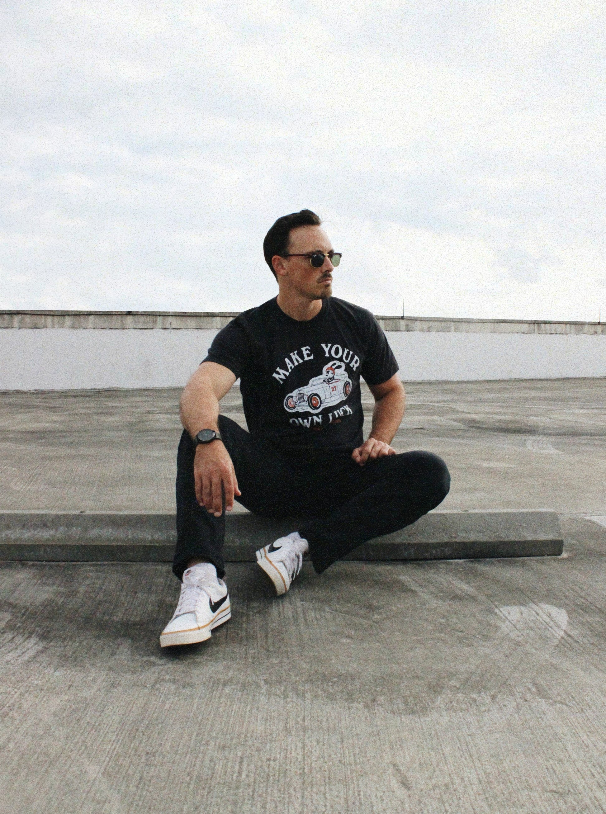 Oswald The Lucky Rabbit Car Club Graphic T-Shirt