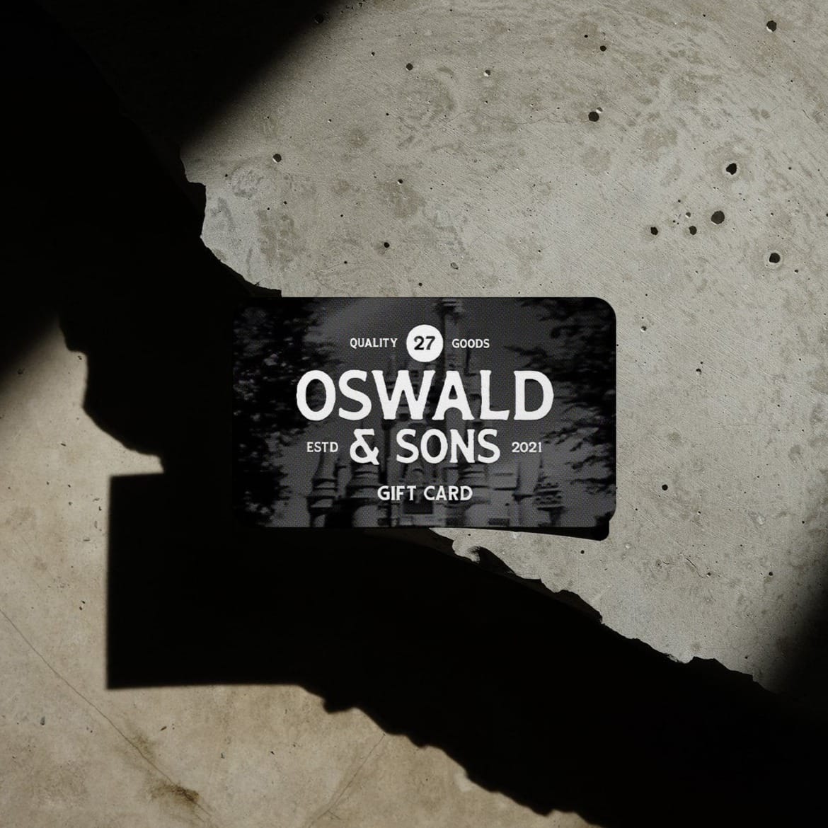 Oswald & Sons Gift Card | Oswald & Sons