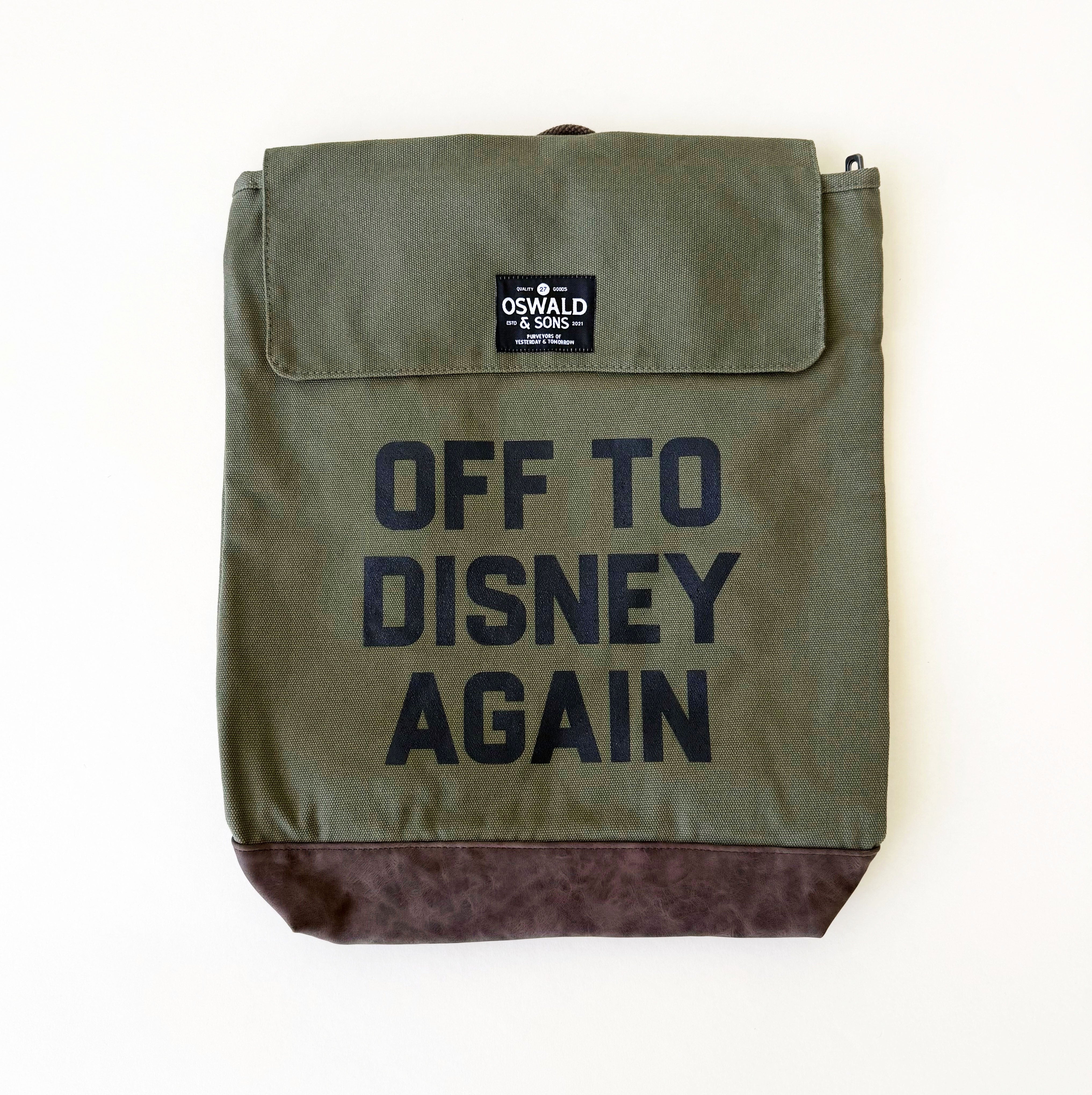 The Déjà Vu Backpack | Off To Disney Again – Oswald & Sons