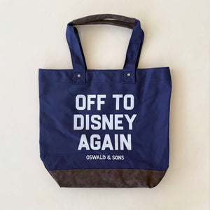 The Déjà Vu Tote Bag (Blue) - Perfectly Imperfect | Oswald & Sons
