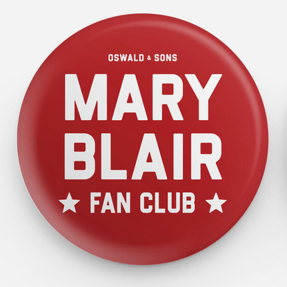 Mary Blair Fan Club Button Pin | Oswald & Sons