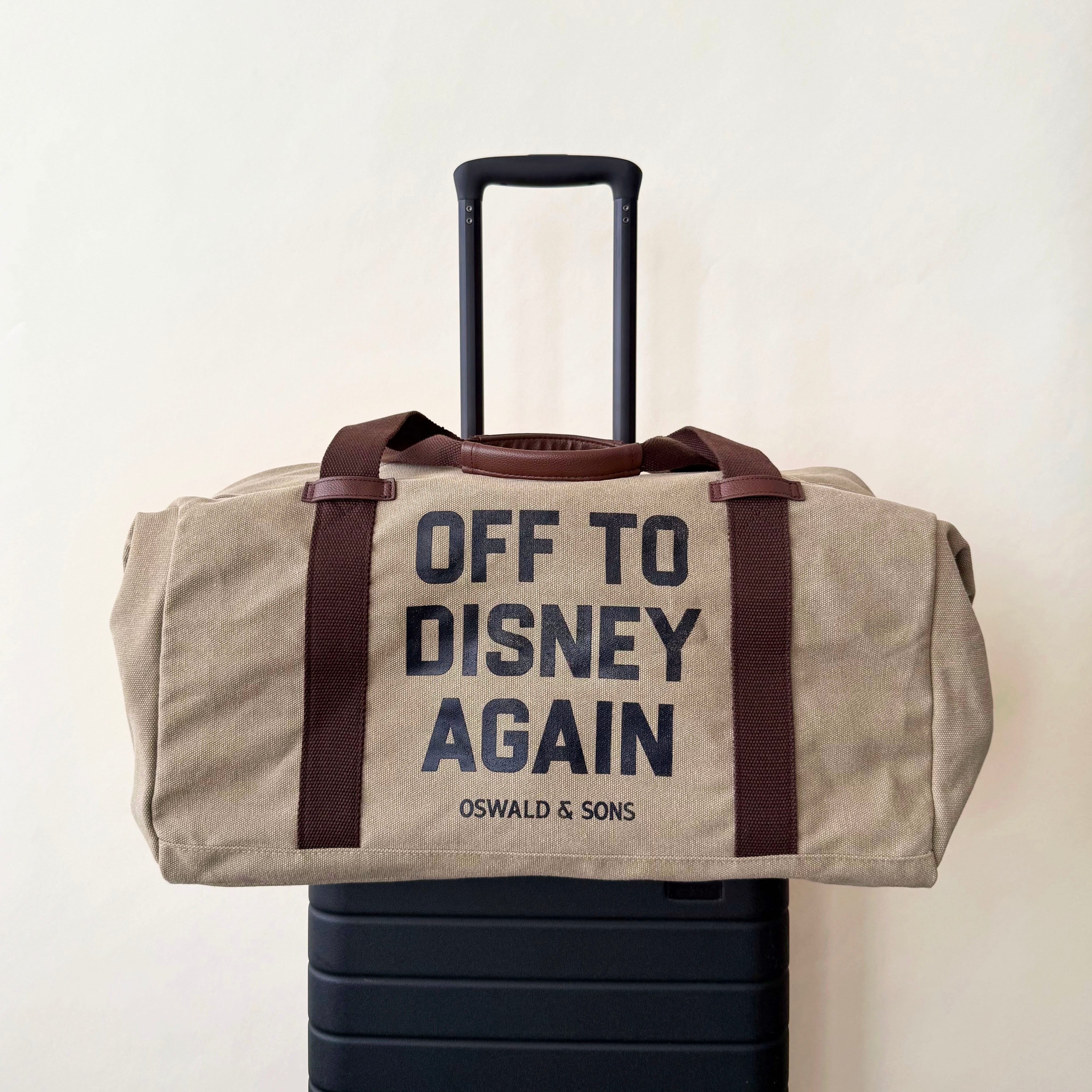 Off To Disney Again Duffle Travel Bag – Oswald & Sons