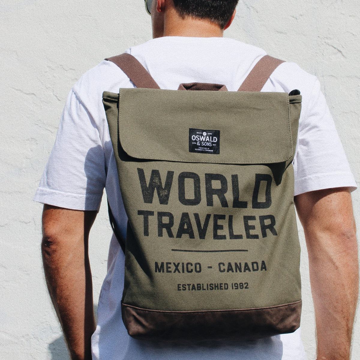 The World Traveler Backpack – Oswald & Sons